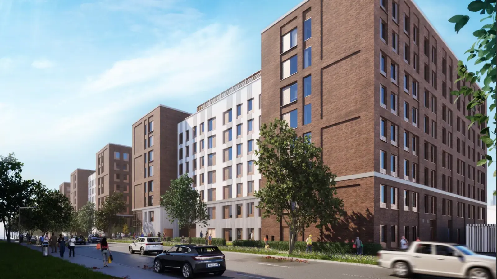 Purpose built student accommodation at Brabazon